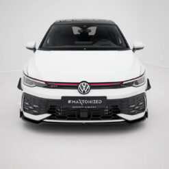 Alternative view of Front Splitter V.3 + Flaps Volkswagen Golf GTI / GTE / R-Line Mk8 Facelift