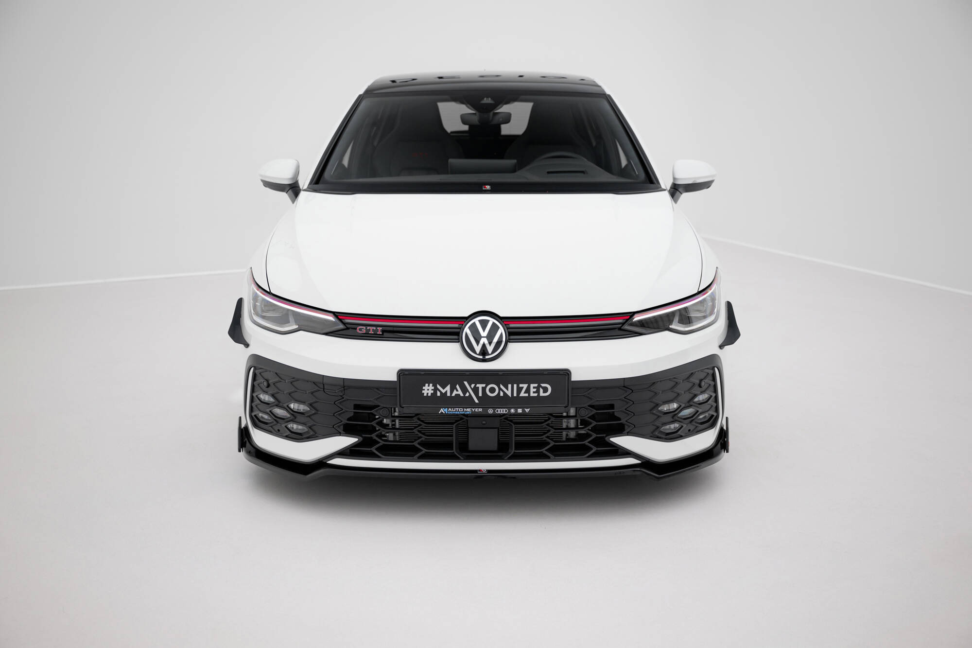 Front Splitter V.3 + Flaps Volkswagen Golf GTI / GTE / R-Line Mk8 Facelift - Image 2