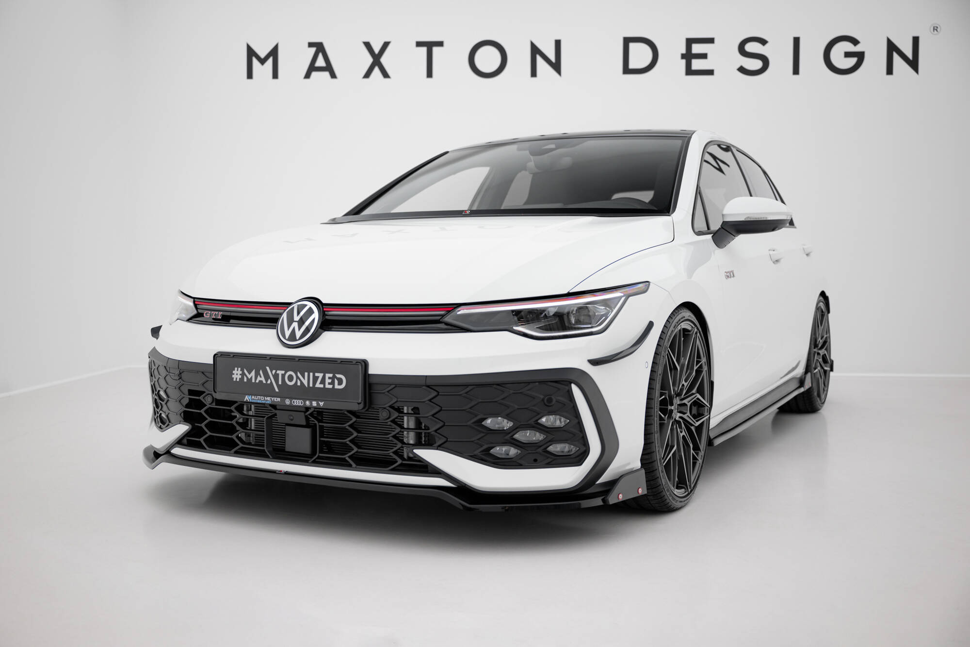 Front Splitter V.3 + Flaps Volkswagen Golf GTI / GTE / R-Line Mk8 Facelift - Image 3