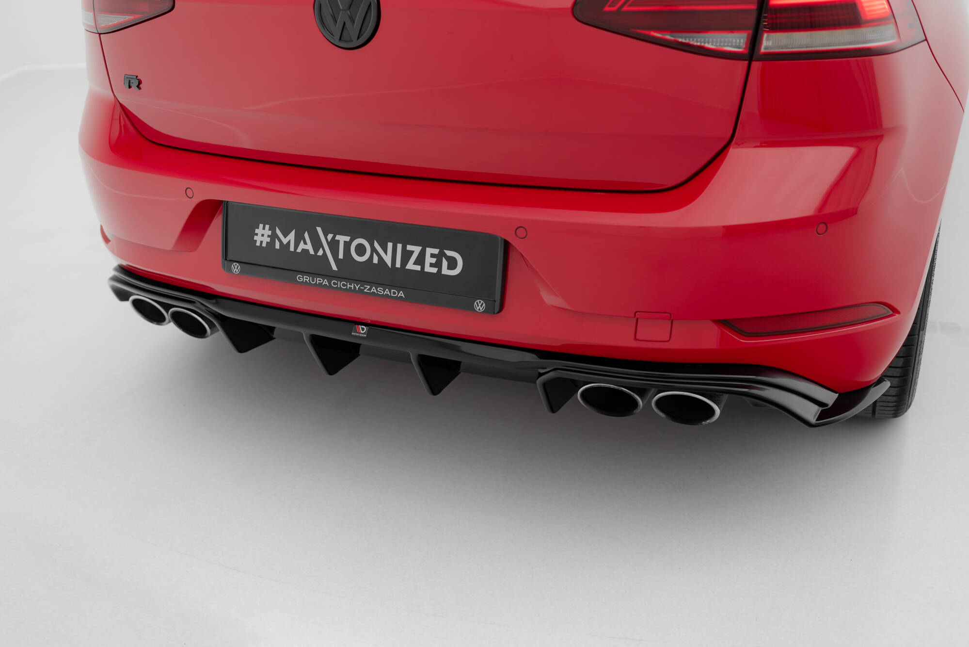Set of Splitters V.1 Volkswagen Golf R Hatchback Mk7 Facelift - Image 9