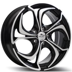 Forzza Aktia 14x5,5 4x100 ET40 -Black Face Machined