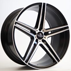 Forzza Bosan 21x10,5 5x112 ET38 -Black Matt Face Machined