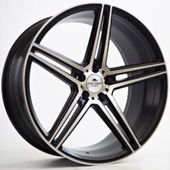 Forzza Bosan 20x9 5x112 ET35 -Black Matt Face Machined