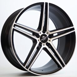 Forzza Bosan 21x9,5 5x112 ET30 -Black Matt Face Machined