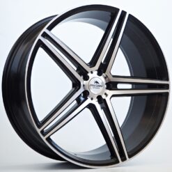 Forzza Bosan 22x9 5x112 ET35 -Black Matt Face Machined