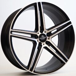 Forzza Bosan 21x9 5x112 ET25 -Black Matt Face Machined