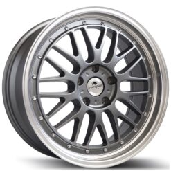 Forzza Brave 19x8,5 5x112 ET35 -Gun Half Matt/Lip Machined