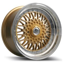 Forzza Malm 17x9,5 5x112|5x120 ET20 -Gold/Lip Machined