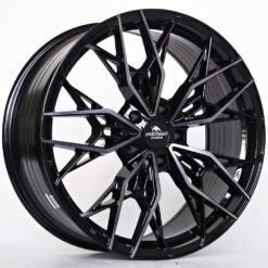 Forzza Spectrum 20x9 5x112 ET25 -BFM + Black Clear Coat