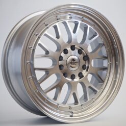 Forzza Spot 17x7,5 5x112|5x120 ET40 -Silver Face Machined