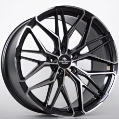 Forzza Stone 20x9,5 5x112 ET38 -Black Magic Face Polished
