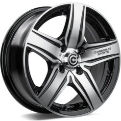 Jante Carbonado GTR SPORTS 1 14x6 ET35 4x98|4x100 -BFP - Black Front Polished