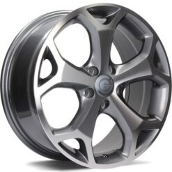 Jante Carbonado LASVEGAS 16x6,5 ET50 5x108 -AFP - Anthracite Front Polished