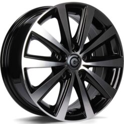 Jante Carbonado MADRID 15x6 ET38 5x100 -BFP - Black Front Polished