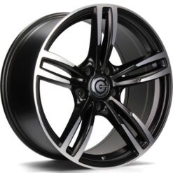Jante Carbonado DIAMOND 17x8 ET33 5x120 -MBFP - Matt Black Front Polished