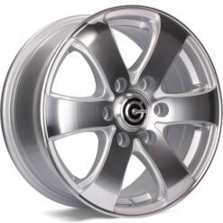 Jante Carbonado MAMMUTH 16x7 ET50 6x130 -BSFP - Biliant Silver Front Polished