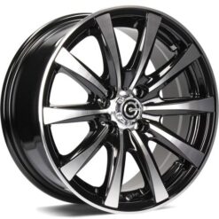 Jante Carbonado RAVEN 14x6 ET35 4x98|4x100 -BFP - Black Front Polished