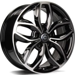 Jante Carbonado FLOWER 17x7 ET40 5x114,3 -BFP - Black Front Polished