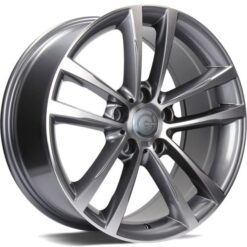 Jante Carbonado SPEED 17x8 ET30 5x120 -AFP - Anthracite Front Polished