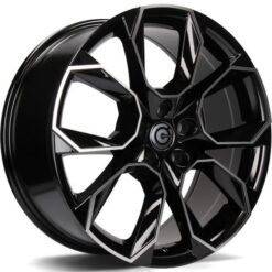 Jante Carbonado BEAST 17x7 ET43 5x112 -BFP - Black Front Polished