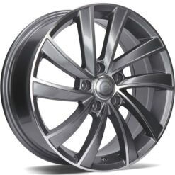 Jante Carbonado PRAGUE 17x7 ET43 5x112 -AFP - Anthracite Front Polished