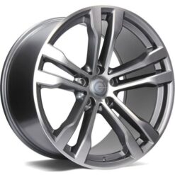 Jante Carbonado CUBE 20x10 ET30 5x120 -AFP - Anthracite Front Polished