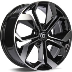 Jante Carbonado RAPTOR 17x7 ET45 5x114,3 -BFP - Black Front Polished