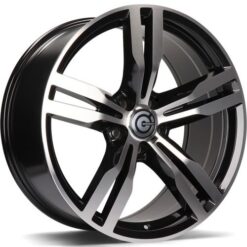 Jante Carbonado BASTION 19x8,5 ET25 5x112 -BFP - Black Front Polished