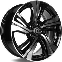 Jante Carbonado MONK 17x7 ET45 5x114,3 -BFP - Black Front Polished