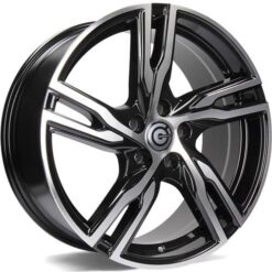 Jante Carbonado PUNCH 18x8 ET45 5x108 -BFP - Black Front Polished