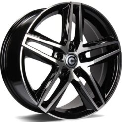 Jante Carbonado STORMY 17x7,5 ET42 5x112 -BFP - Black Front Polished
