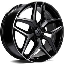 Jante Carbonado THUNDER 17x7,5 ET45 5x100 -BFP - Black Front Polished