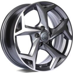 Jante Carbonado TROPICO 15x6 ET38 5x100 -AFP - Anthracite Front Polished