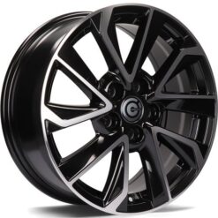 Jante Carbonado DYNASTY 17x7 ET40 5x114,3 -BFP - Black Front Polished