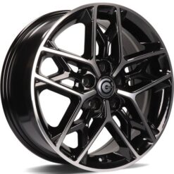 Jante Carbonado VENUS 17x7 ET48 5x114,3 -BFP - Black Front Polished