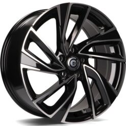Jante Carbonado MONACO 18x8 ET45 5x112 -BFP - Black Front Polished
