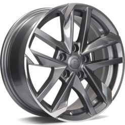 Jante Carbonado RENNES 16x7 ET40 5x108 -AFP - Anthracite Front Polished