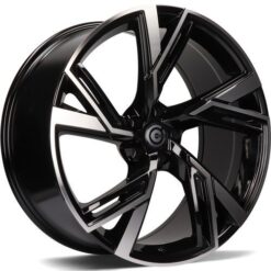 Jante Carbonado RICH 19x8,5 ET35 5x112 -BFP - Black Front Polished