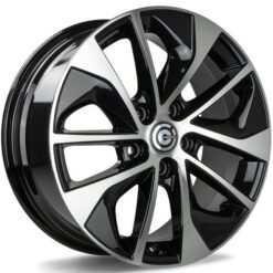 Jante Carbonado YAKUZA 17x7 ET39 5x114,3 -BFP - Black Front Polished
