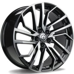 Jante Carbonado GAME 20x9 ET30 5x112 -BFP - Black Front Polished