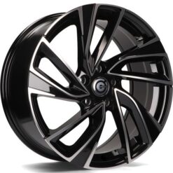 Jante Carbonado MONACO 19x8 ET45 5x112 -BFP - Black Front Polished