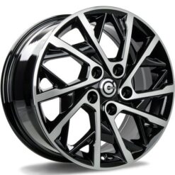 Jante Carbonado RAIN 16x6,5 ET48 5x114,3 -BFP - Black Front Polished