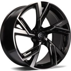 Jante Carbonado RICH 22x9,5 ET25 5x112 -BFP - Black Front Polished