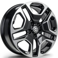 Jante Carbonado URANUS 18x7 ET45 5x114,3 -BFP - Black Front Polished