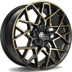 Jante Carbonado SHIELD 18x8 ET30 5x112 -BGGF - Black Glossy Gold Front
