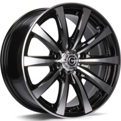 Jante Carbonado RAVEN 16x7 ET40 5x118 -BFP - Black Front Polished