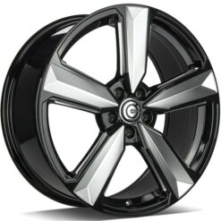 Jante Carbonado BLAST 20x8,5 ET30 5x112 -BFPEP - Black front polished edges polished