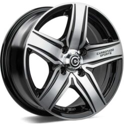 Jante Carbonado GTR SPORTS 1 15x6,5 ET35 4x98|4x100 -BFP - Black Front Polished