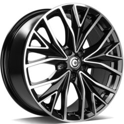 Jante Carbonado DESERT 19x8 ET45 5x112 -BFP - Black Front Polished