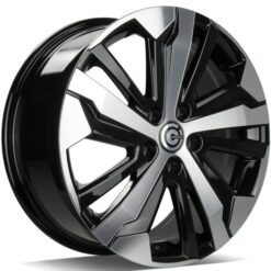 Jante Carbonado LILLE 16x7 ET45 5x108 -BFP - Black Front Polished